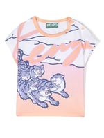 Kenzo Kids t-shirt à imprimé graphique - Rose - thumbnail