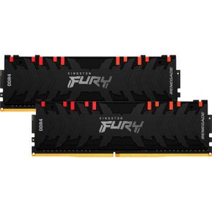 Kingston FURY 32 GB DDR4-3600 Kit werkgeheugen KF436C16RB1AK2/32, Renegade RGB, XMP