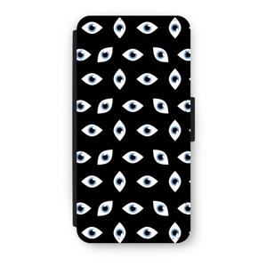 Eyes pattern: iPhone 8 Flip Hoesje