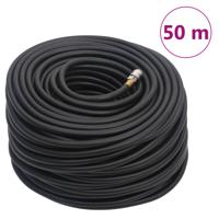 Luchtslang hybride 0,6'' 50 m rubber en PVC zwart - thumbnail