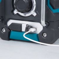 Makita DMR112 draagbare luidspreker Draadloze stereoluidspreker Zwart, Turkoois 4,9 W - thumbnail