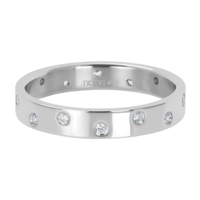 iXXXi Vulring Zirconia 14 Stones Crystal Zilver