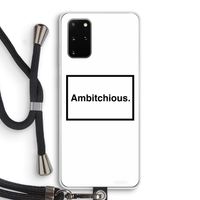 Ambitchious: Samsung Galaxy S20 Plus Transparant Hoesje met koord