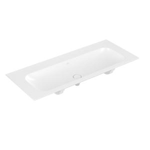 Villeroy & Boch Finion meubelwastafel 120x50 zonder kraangat zonder overloop stonewhite Ceramic+ stone white 4164C3RW