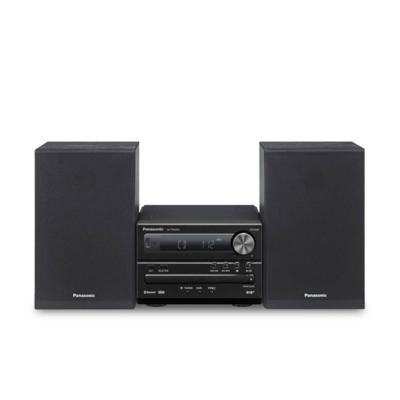 Panasonic SC-PM254EG-K Stereoset Bluetooth, CD, DAB+, FM, USB 2 x 10 W Zwart