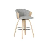 Kruk Home ESPRIT Grijs Hout 58 x 56 x 86 cm