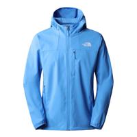 The North Face Nimble Hoodie Jas Heren Softshell Super Sonic Blue M