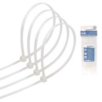 Tie Wraps Wit 3.6x150mm - 40 Stuks - Duurzaam en Weerbestendig