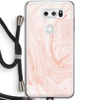 Peach bath: LG V30 Transparant Hoesje met koord