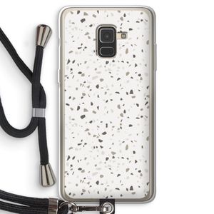 Terrazzo N°14: Samsung Galaxy A8 (2018) Transparant Hoesje met koord
