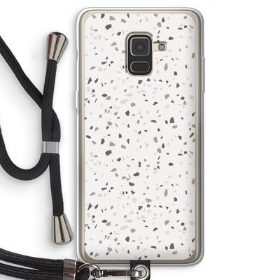 Terrazzo N°14: Samsung Galaxy A8 (2018) Transparant Hoesje met koord