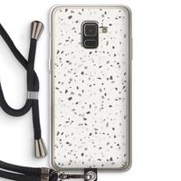 Terrazzo N°14: Samsung Galaxy A8 (2018) Transparant Hoesje met koord