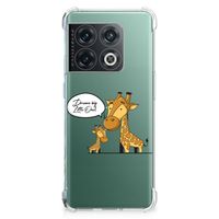 OnePlus 10 Pro Stevig Bumper Hoesje Giraffe