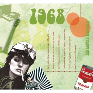 Verjaardag CD-kaart met jaartal 1968   -