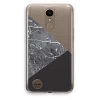 Combinatie marmer: LG K10 (2017) Transparant Hoesje