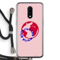 Run The World: OnePlus 7 Transparant Hoesje met koord