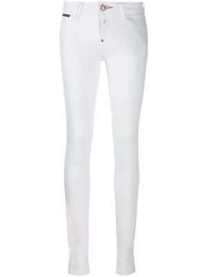 Philipp Plein jean skinny Jegging Statement - Blanc