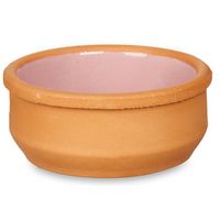 Set 6x tapas/creme brulee serveer schaaltjes terracotta/roze 8x4 cm