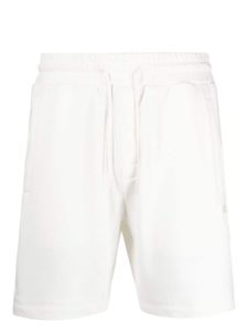 BOSS short en coton à logo brodé Contemporary - Blanc