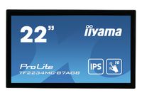 Iiyama ProLite TF2234MC-B7AGB LED-monitor Energielabel F (A - G) 55.9 cm (22 inch) 1920 x 1080 Pixel 16:9 8 ms DisplayPort, VGA, HDMI, USB IPS LED