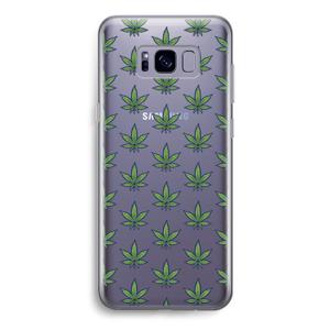 Weed: Samsung Galaxy S8 Transparant Hoesje