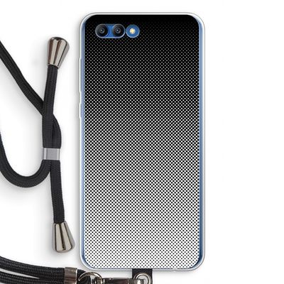 Musketon Halftone: Honor 10 Transparant Hoesje met koord