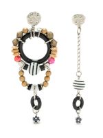 Amir Slama boucles d'oreilles Bolas Listrado - Multicolore