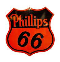 Phillips 66 Schild Stalen Bord - 30 x 30cm