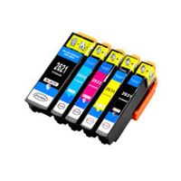 Huismerk Epson 26XL (T2636) Inktcartridges Multipack (2x zwart + 3 kleuren) - thumbnail