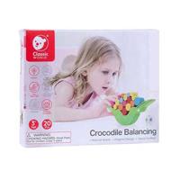 Classic World world houten balansspel krokodil, 20dlg.