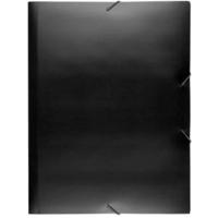 Kangaro elastomap a4 kunststof zwart