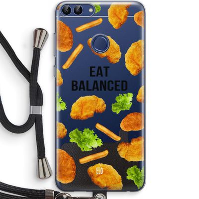 Eat Balanced: Huawei P Smart (2018) Transparant Hoesje met koord