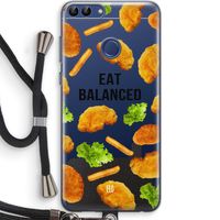 Eat Balanced: Huawei P Smart (2018) Transparant Hoesje met koord