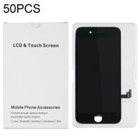 50 PCS LCD-scherm en Digitizer witte kartonnen doos verpakking voor iPhone 8 Plus / 7 Plus