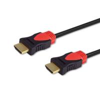 Savio CL-95 HDMI kabel 1,5 m HDMI Type A (Standaard) Zwart, Rood
