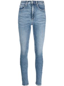 Calvin Klein Jeans jean skinny à taille haute - Bleu