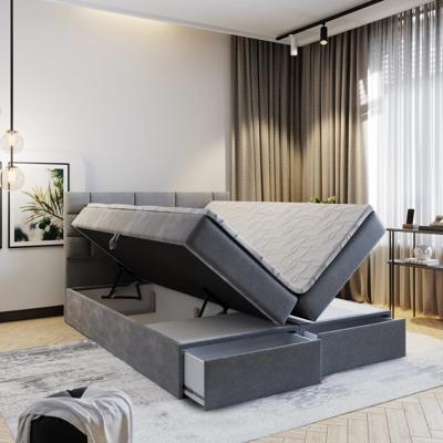 2dekans Opberg boxspring met Lade 160 x 200 Zwart - Defecte lades + schroefdraad pootje stuk