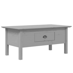 vidaXL Salontafel BODO 100x55x46 cm massief grenenhout grijs