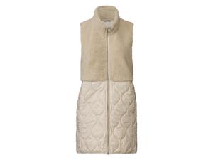 esmara Dames lang vest (L (44/46), Beige)