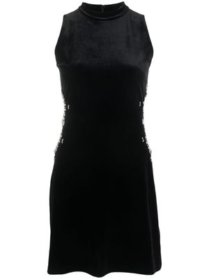 Maje Mini-jurk verfraaid met kristallen - Zwart Maje Mini-jurk verfraaid met kristallen - Zwart