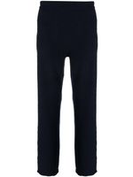 Zegna pantalon en cachemire à coupe droite - Bleu