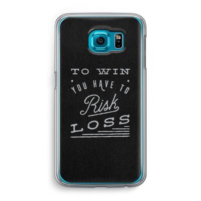 Risk loss: Samsung Galaxy S6 Transparant Hoesje