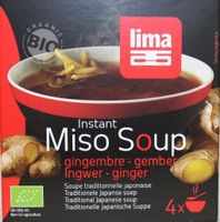 Instant miso soep gember 4 x 15 gram bio