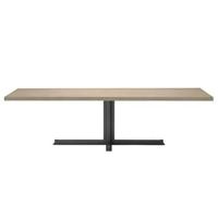 QLiv Cross tafel 280x100 Ash Grey Eiken