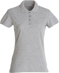 Clique 028231 Basic Polo Ladies - Grijsmelange - XL