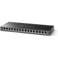 TP-LINK TL-SG116E Unmanaged Gigabit Ethernet (10/100/1000) Zwart - thumbnail