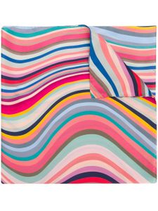 Paul Smith wave stripe scarf - Rose