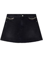 Stella McCartney minijupe Falabella en jean - Noir - thumbnail