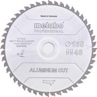 Metabo Aluminium Cut Professional 628276000 Cirkelzaagblad 165 x 20 x 1.2 mm Aantal tanden: 48 1 stuk(s) - thumbnail