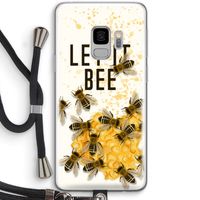 Let it bee: Samsung Galaxy S9 Transparant Hoesje met koord